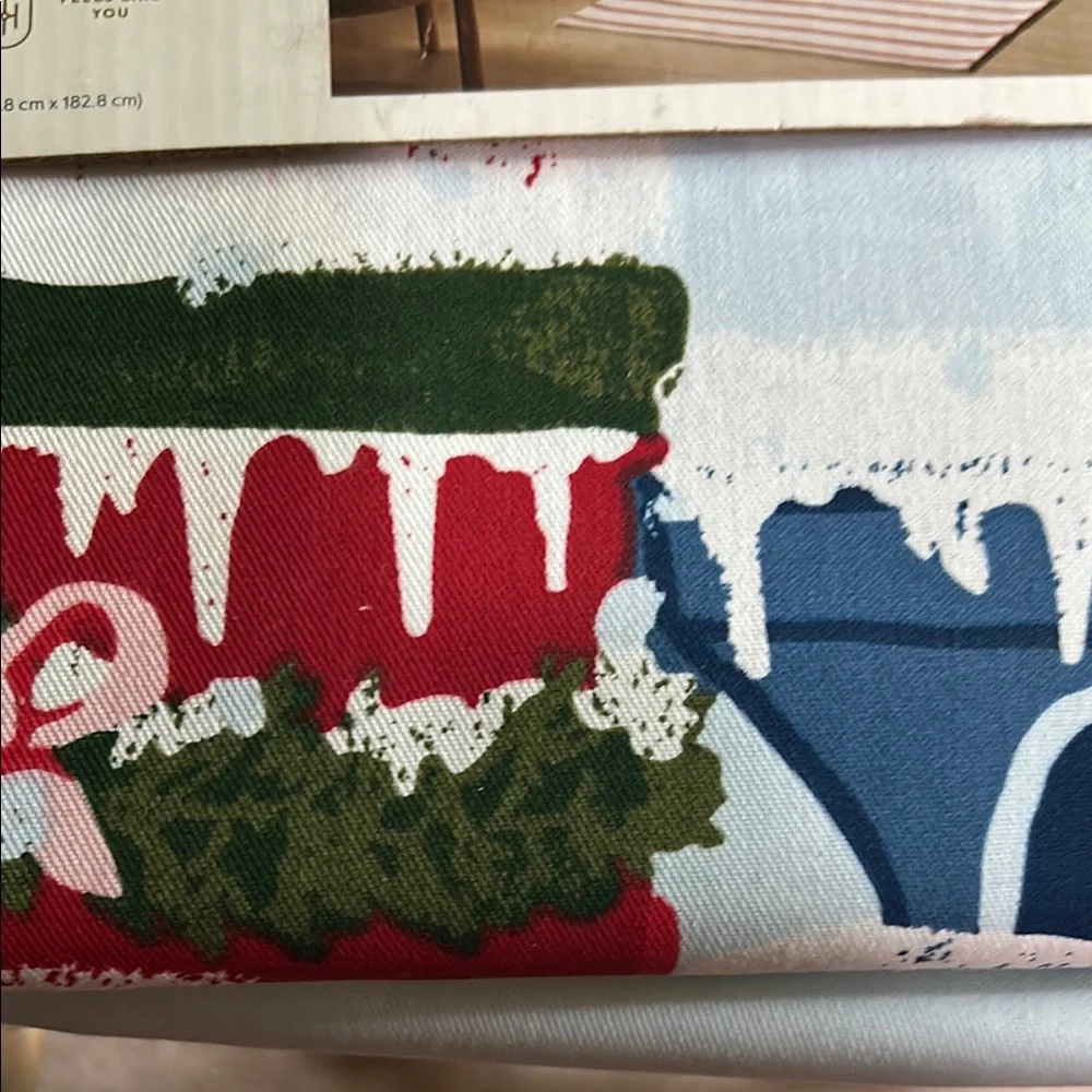 Threshold Holiday Village Shower Curtain